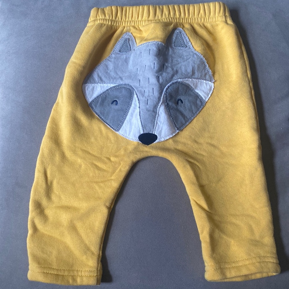 Baby Gap boys Raccoon Bum Joggers